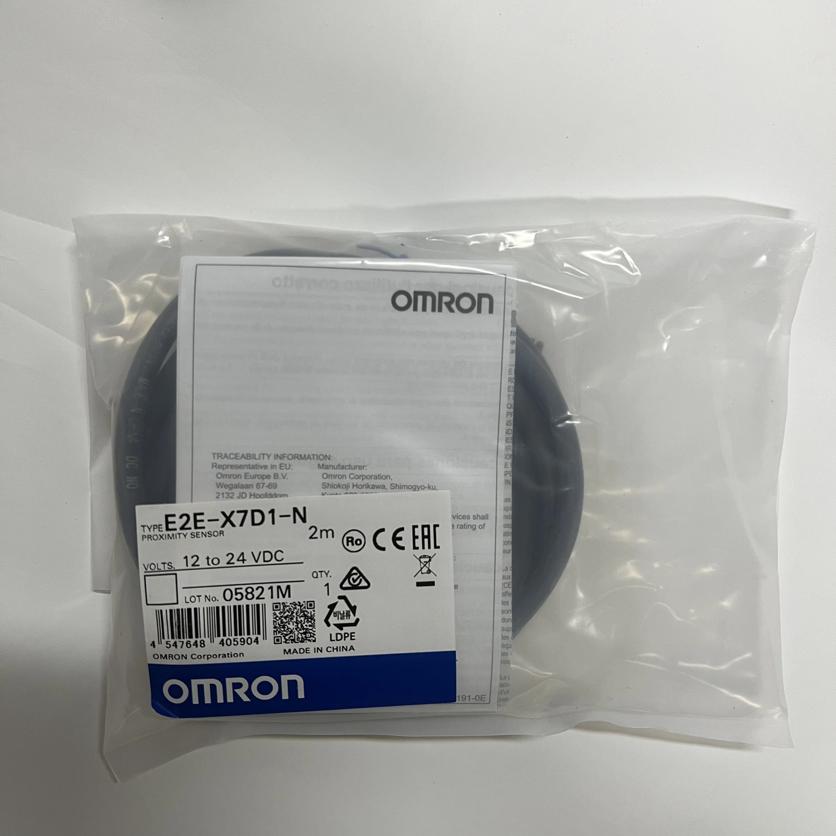 Omron Proximity Sensor E2E-X7D1-N