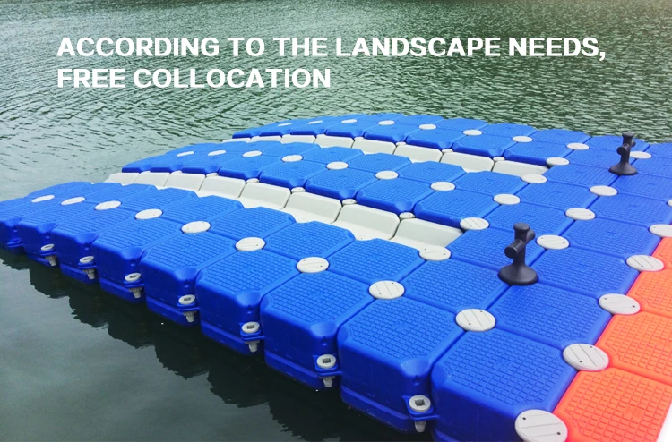 Modular Floating Pontoon Dock for Jet Ski Sea Doo Fishing Boat Yacht Ship Platform Bridge Water Walkway Aquaculture Marine Use