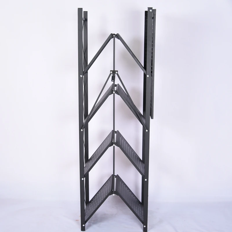 High Quality Hot Selling  Large Capacity Kitchen Rack Shelf White and Black Iron Metal Bathroom Storage Racks