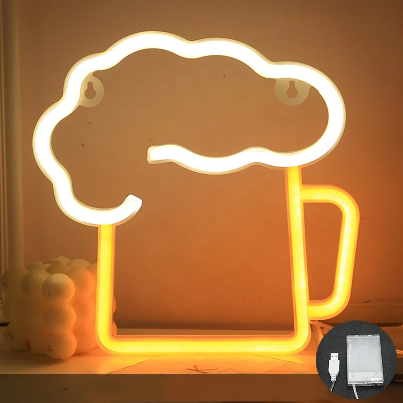 Vlinder Glow Logo LED Groen Neon USB/Batterij Aangedreven Multi-Occasion Toepassing Woonkamer Slaapkamer Decoratie Party Stuur Kinderen Lovers Club Logo Bar Decoratie