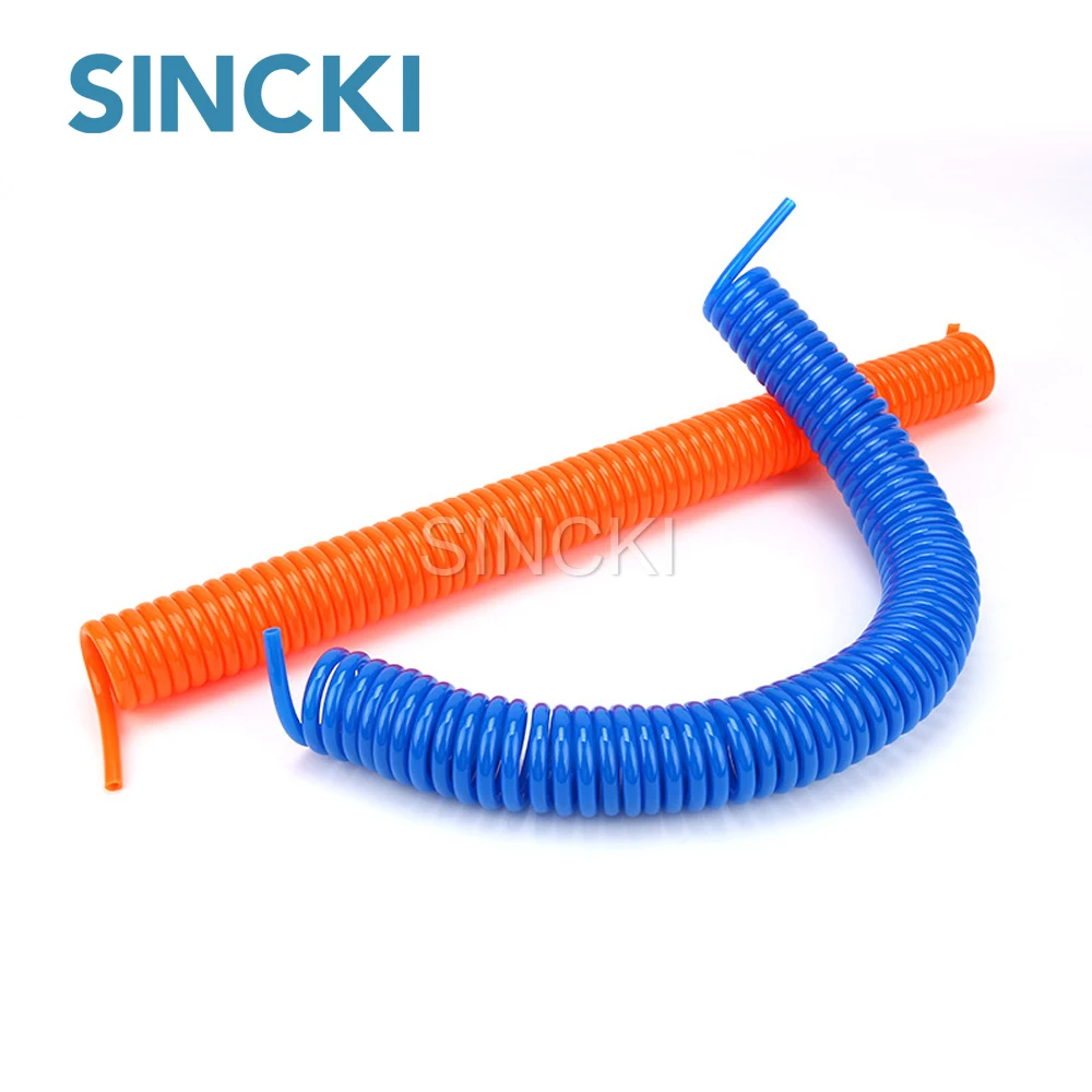 High Quality Flexible Pu Air Quick Hose / Spiral Compressed Air Hose