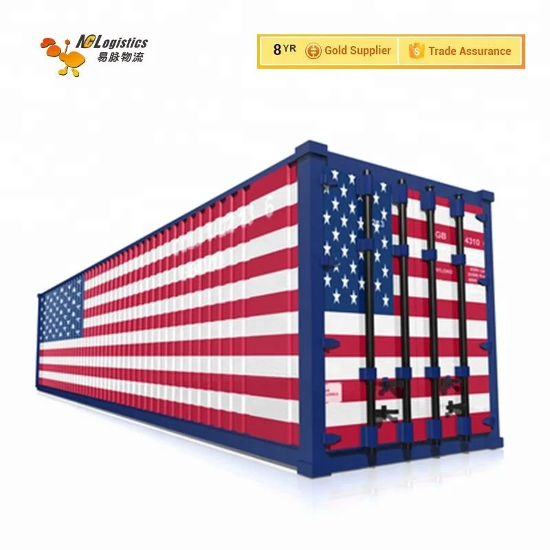 FCL 20GP/40HQ DDP Sea Shipping Company Import/export Freight Forwarder Ship From China to USA Los Angeles New York Honolulu