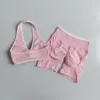 Completo due pezzi rosa chiaro