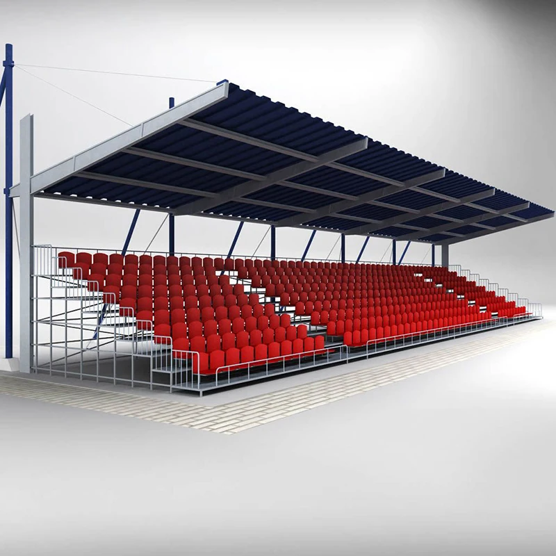 Soccer Event Grandstand Seats Custom Stadium Seat Cushion Chair Navy for Bleachers Outdoor Stadium Seats