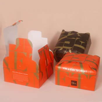 Luxury Custom Paper Dividers Christmas Sweets Flat Truffle chocolate Box