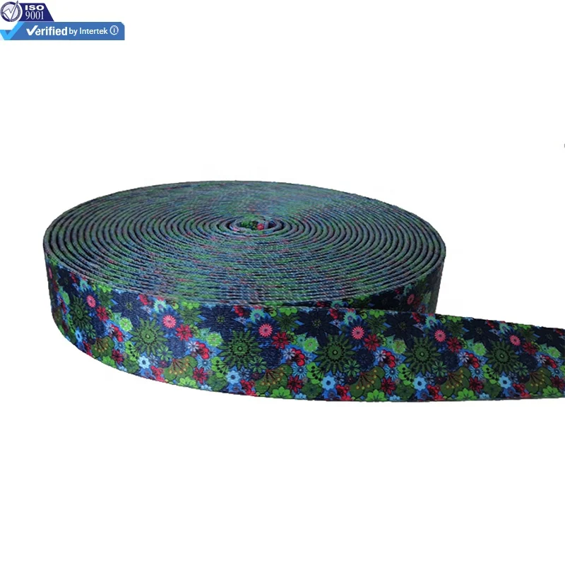 patterned polyester webbing