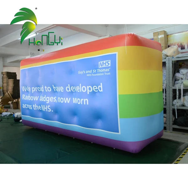 Advertising Billboard Inflatable Rectangle Balloon , Promotion Event Inflatable Square Balloon for Sale
