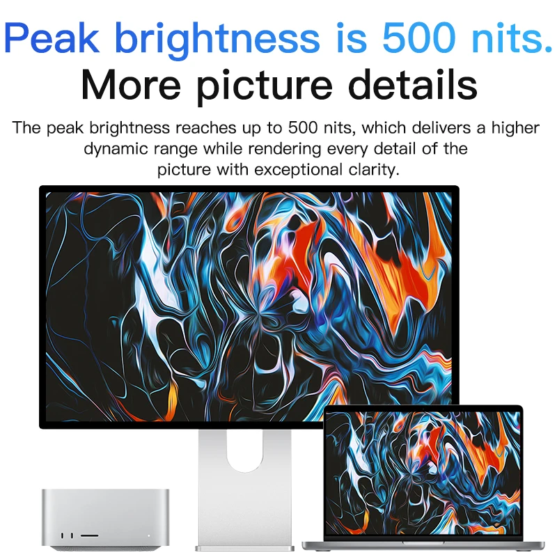 Kuycon P27G 4K Ultra HD Monitor - Ideal for Gaming & Studying