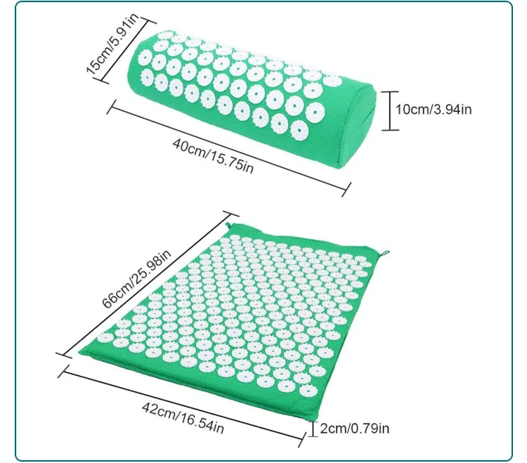 Acupressure Mat Foot Massage Acupuncture Mat Akupressur Set Lotus