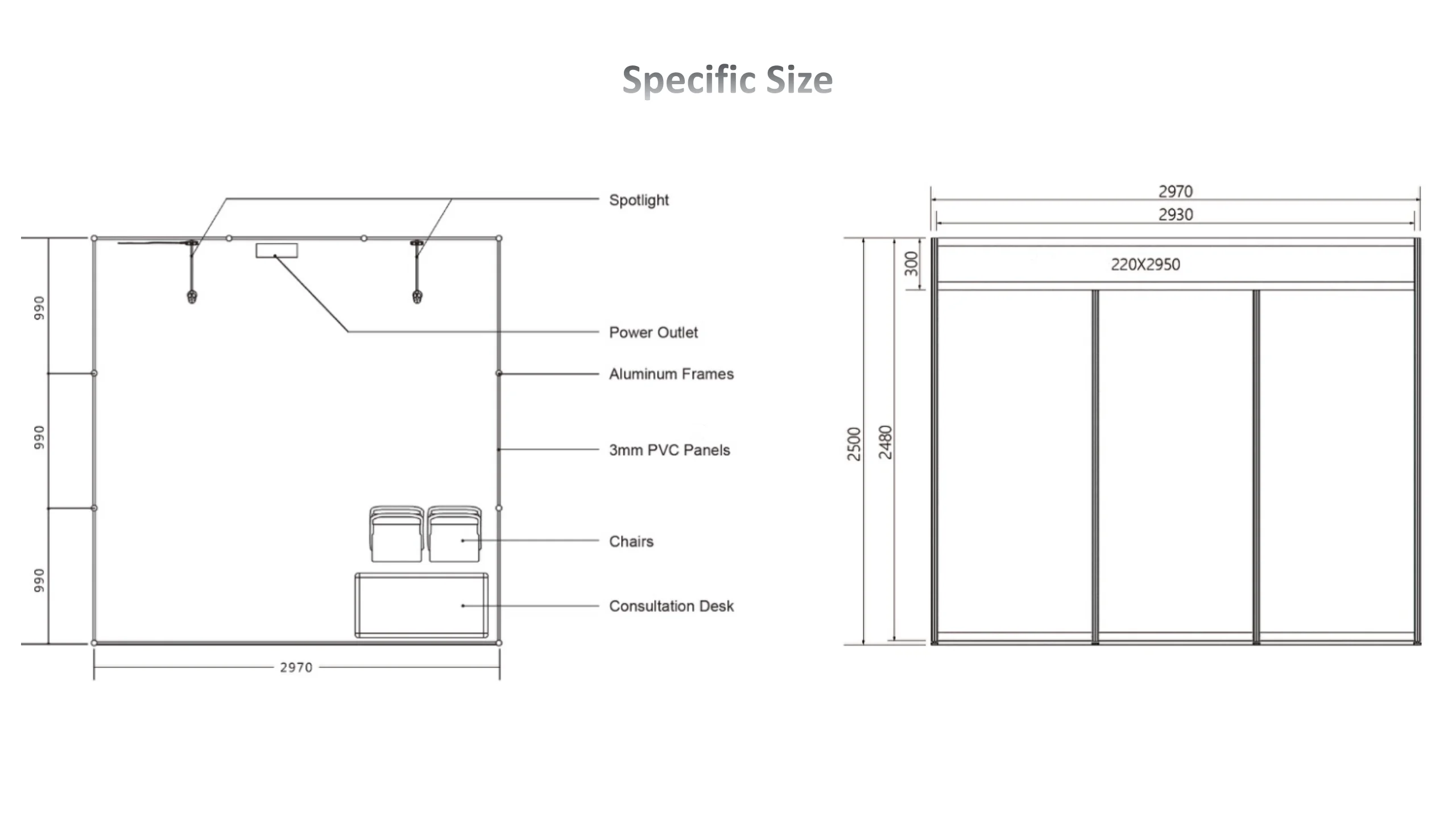 (11) Advertising Standard Modular Wall 4m High R8 Shell Scheme Event ...