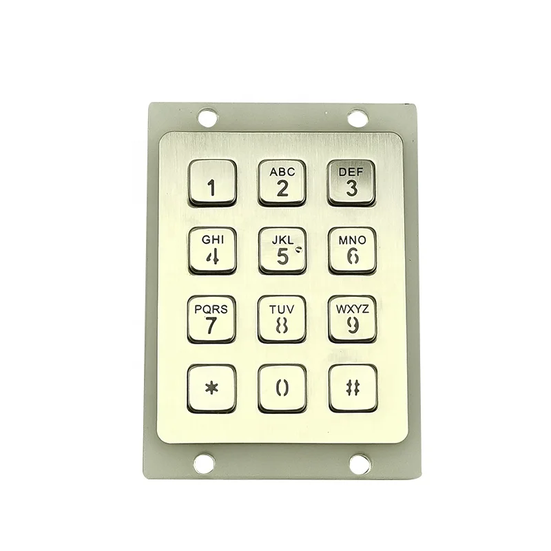 Cheap Rs232 Telephone Entry Led Keyboard Metal 485 Back Lighting Keypad