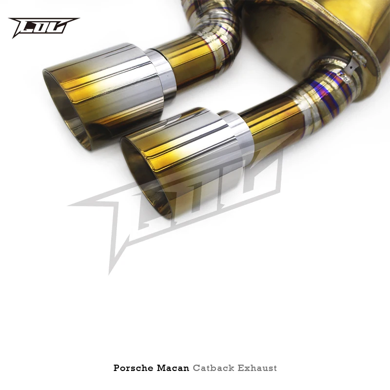 Custom Titanium Tuning Catback Exhaust for Porsche Macan 3.0T 2014-2023 Valvetronic Exhaust Catback System