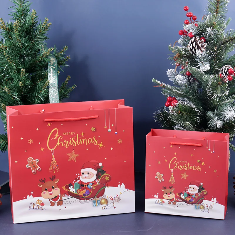 Wholesale Small Christmas Gift Bags Christmas Candy Paper Bag Buy
