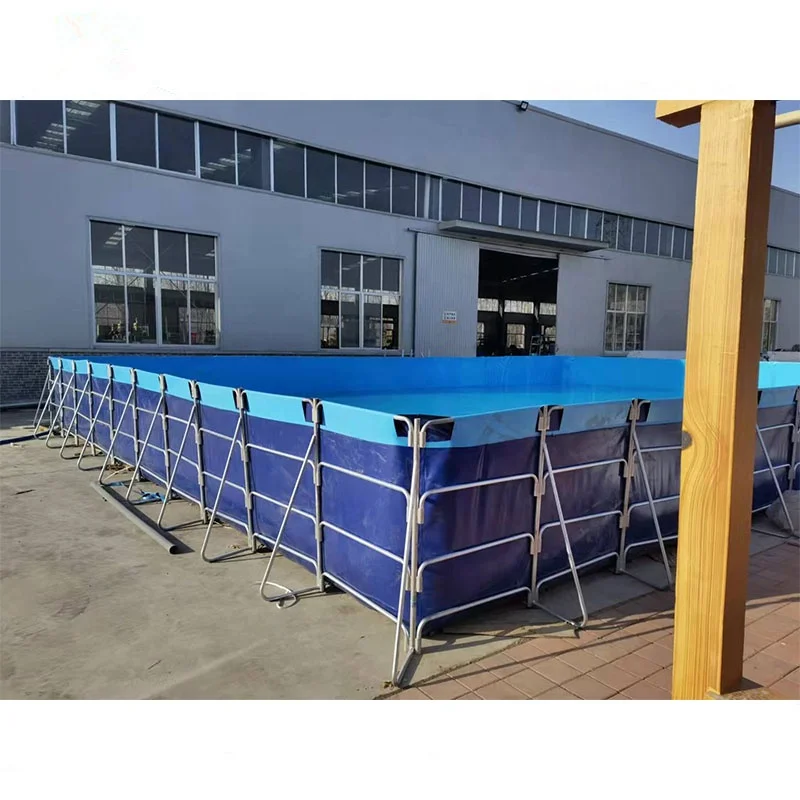 Factory Customized PVC Canvas Fish Tank Tarpaulin Fish Farming Transparent Canvas Outdoor Fish Pond