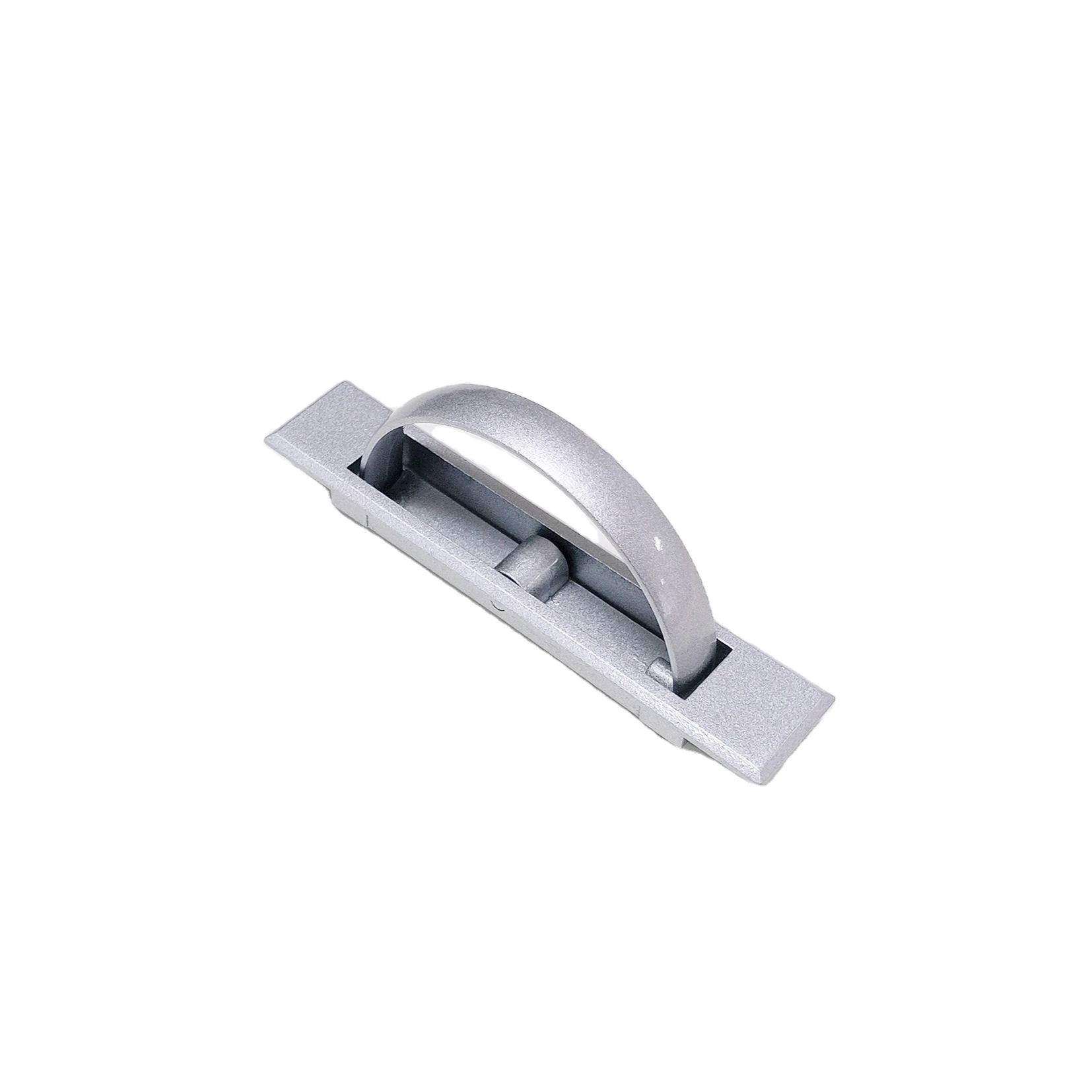 Hengsheng LS077 Rotary Concealed Handle Lock Metal Zinc Alloy Flat Lock With Keys High Voltage Cabinet Cabinet Handles