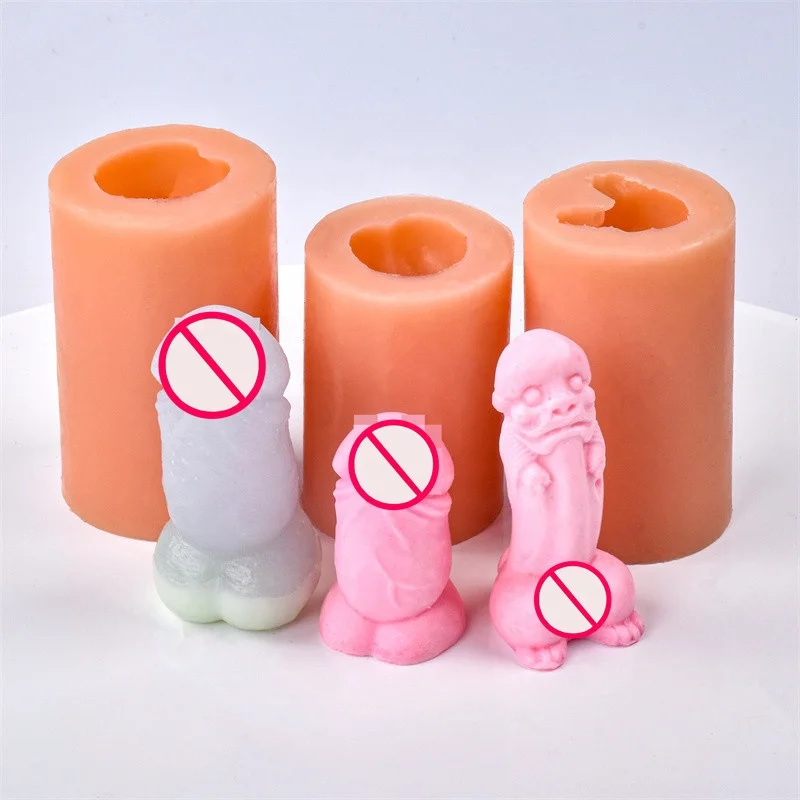 penis shaped candle mold 3d penis