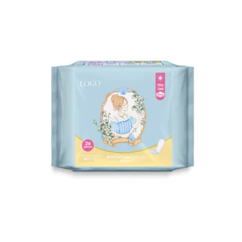 Organic Panty Liners for Light Discharge 0.1cm Thin  Custom Logo Panty Liner  No Fragrance Panty Liner