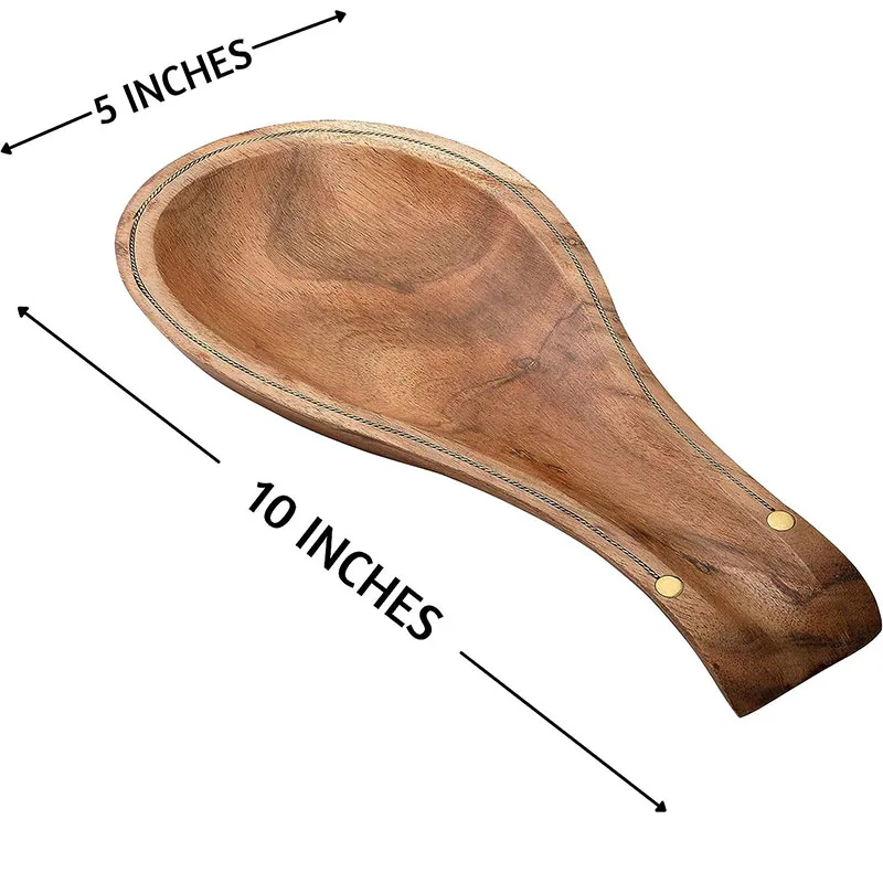 Современная деревянная подставка для ложки из акации кухонной