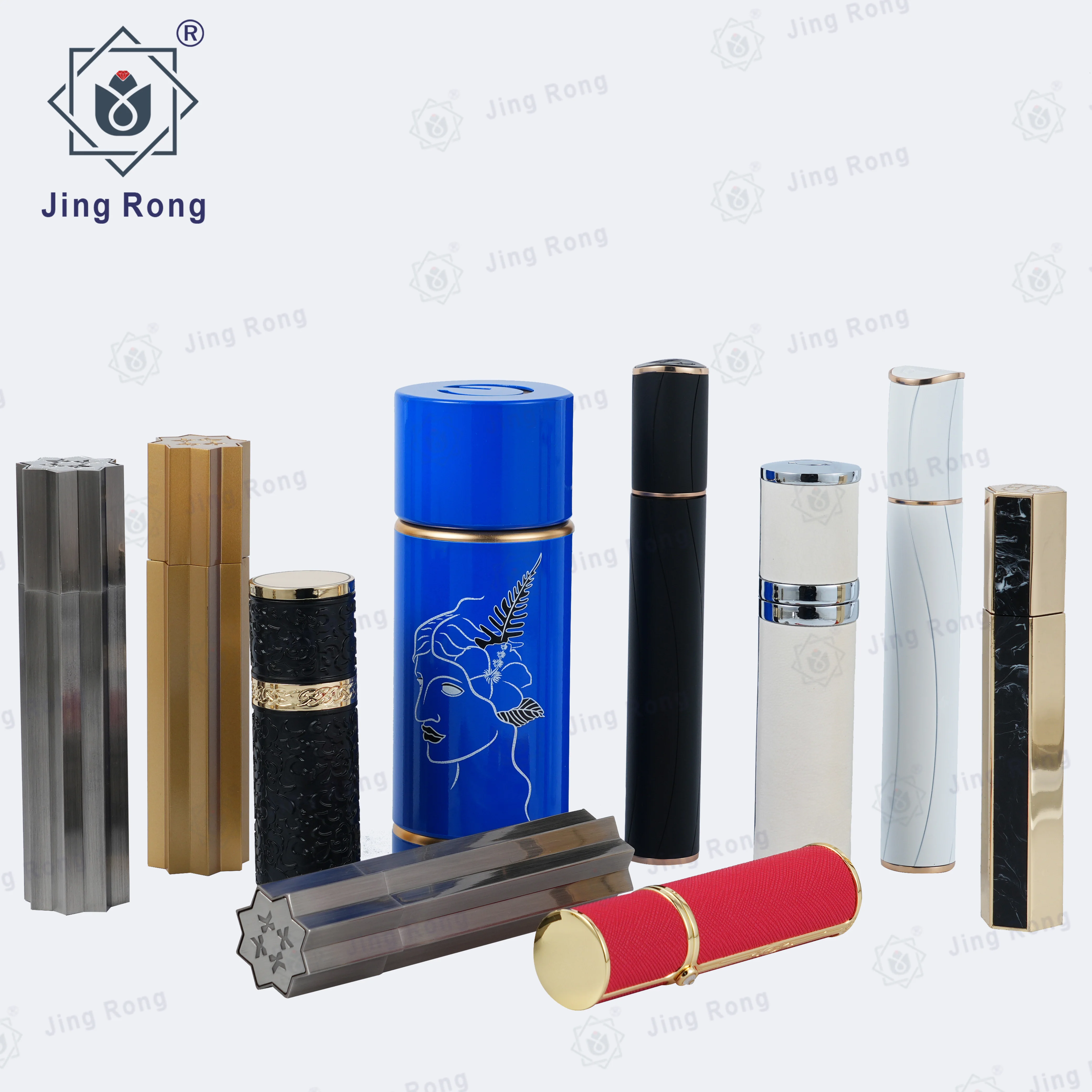 Perfume Atomizer Bottom Luxury Aluminium Easy Fill Portable Mini Twist