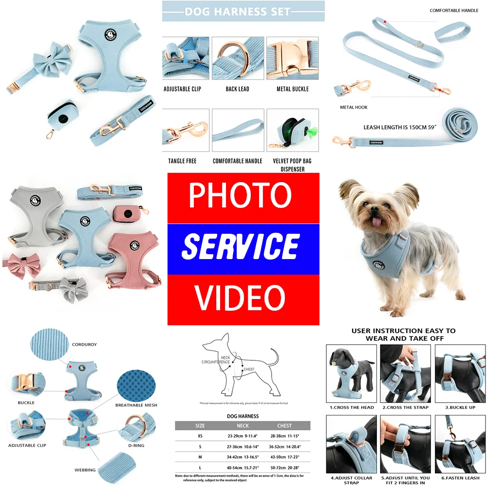 Luxury Vegan Leather Pet Collar Airtag Dog Leash Faux Leather Dog Collar Private Label Pet