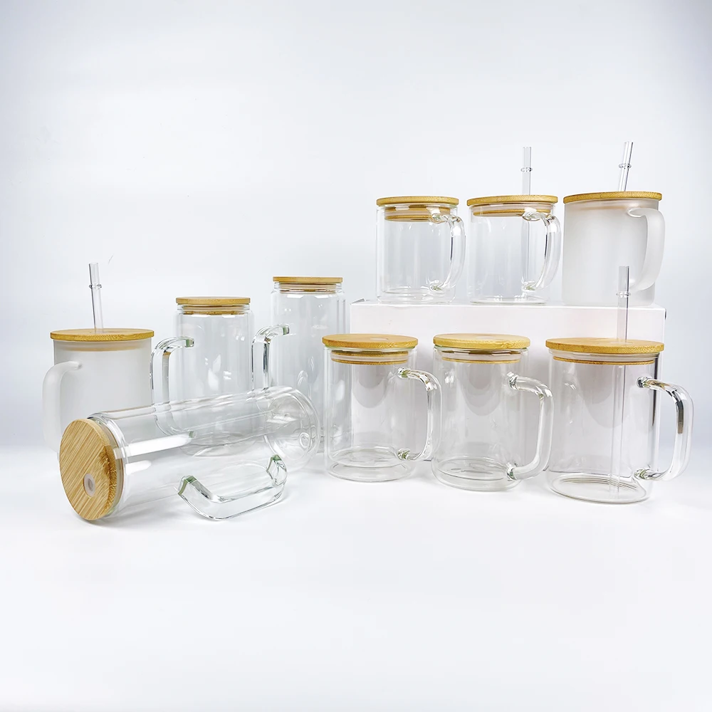 11oz 17oz Blank Dye 11oz Sublimation Crystal Frosted Clear High