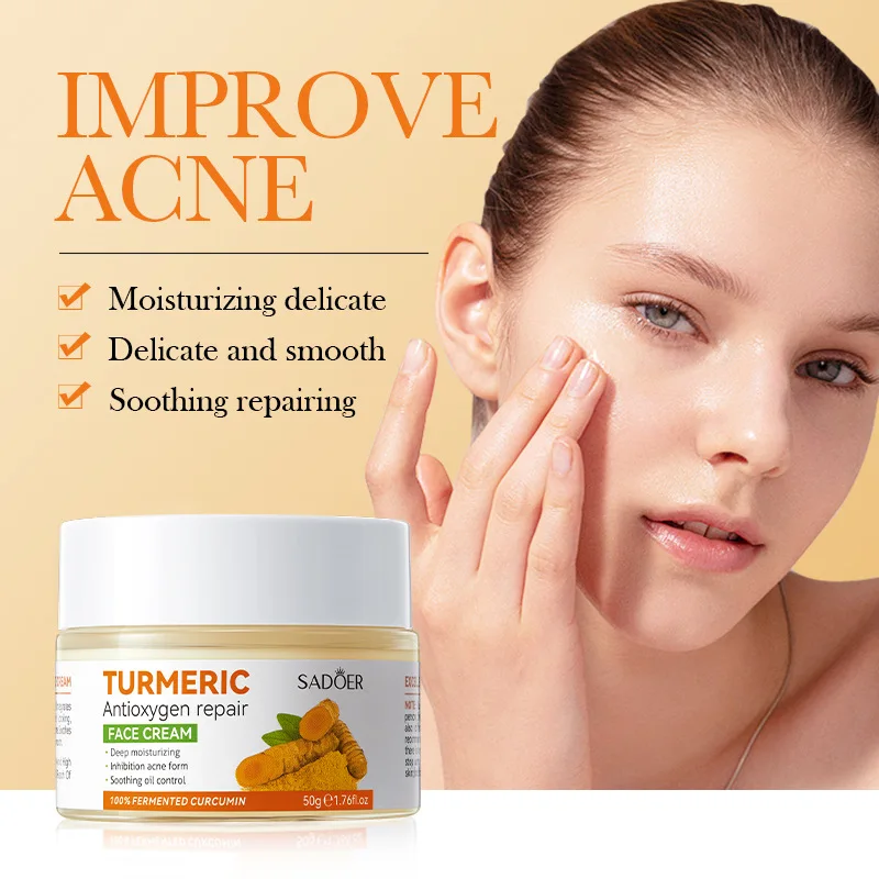 Private Label Skin Care Set  Herbal Whitening Soap Serum Scrub Cream Deep Nourished Lightening Turmeric Kit