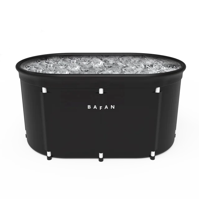 2024 Most Popular Rectangular Cold Plunge Ice Barrel Tub Portable Ice Bath Recovery Tub for athletes