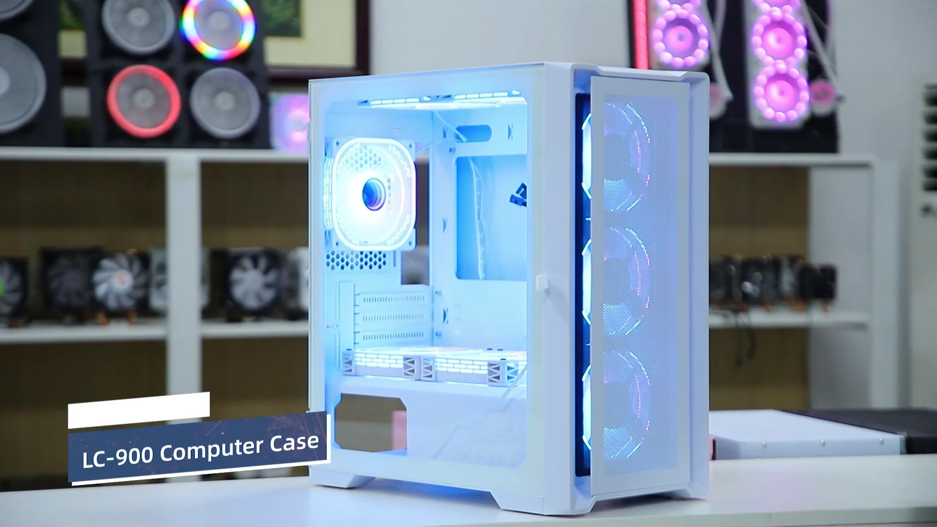 2022 Gaming Computer Case ATX PC Case with HD USB3.0 & Tempered Glass