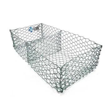 Factory Original Supplier Galvanized Welded Rock Gabion Basket Garden Hexagonal Wire Mesh Fence Gabion for Retaining River Bank