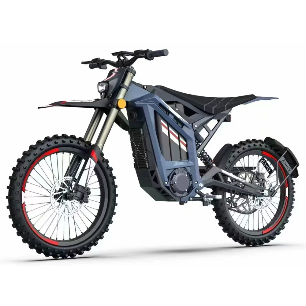 72v 3000W 6000W full suspension e-bike mid drive mtb electric mountain bike