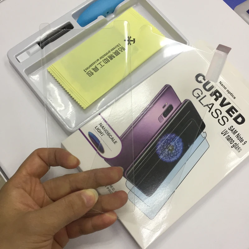 UV Nano Full Glue 3D Curved Tempered Glass Screen Protector for LG VELVET Film