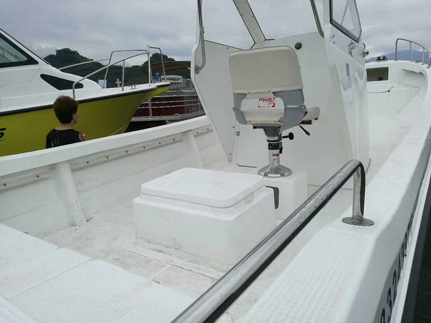 Grandsea 28ft Fiberglass Panga Boat Fishing Vessel Fiberglass Boat