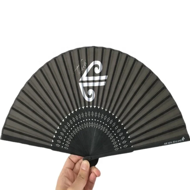 Рекламный дешевый бумажный ручной вентилятор с логотипом на заказ
