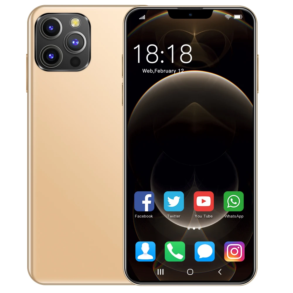 Горячая Новинка 12 Гб + 512 Гб Смартфон глобальная версия unlockingphone смартфон с отпечаток лица разблокировка
