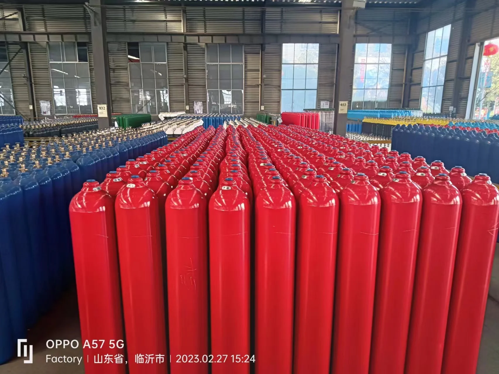 Co2 Argon Hydrogen Seamless Cylinder Empty Gas Cylinder Industrial Gas