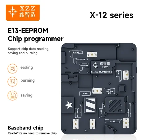 XZZ I4 I5 16 EEPROM Programmer FIX-E15 for iPhone X-15 16 PM Baseband EEPROM Chip Reading and Writing Repair Without Disassembly