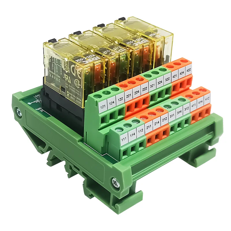 Universal Relay Module Shimaide 4-Channel Universal Relay Module 2 Open & 2 Close for AC220V ...