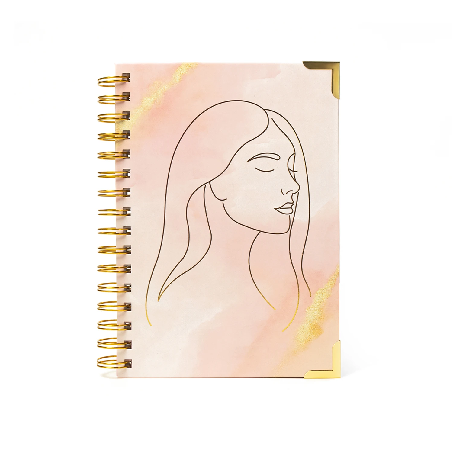 Custom Printing Self Care Planner Wellness Hardcover Spiritual Reflection A5 Notebook Diary Manifestation Journal for Women