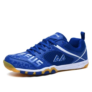New Style Rubber Outsole Breathable Upper Soft Quality Latest Table Tennis Badmindon and Tennis Shoes