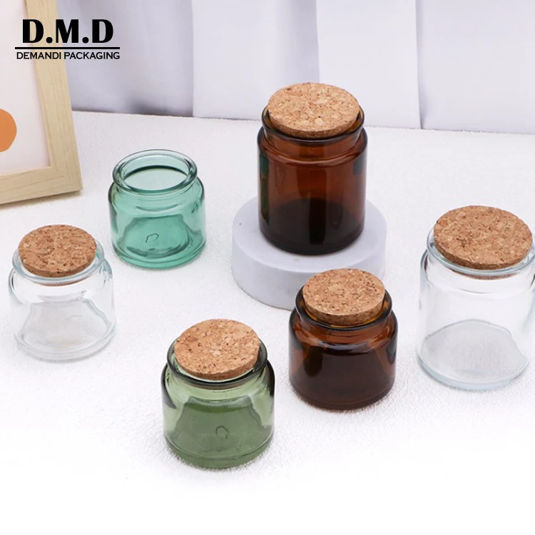 wholesale clear amber candle bottle 100ml