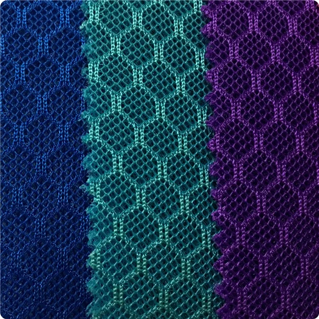 100% Polyester Honeycomb 3D Air Black Mesh Fabric Knitted Warp for Mattress Car Sofa Bag Other Uses