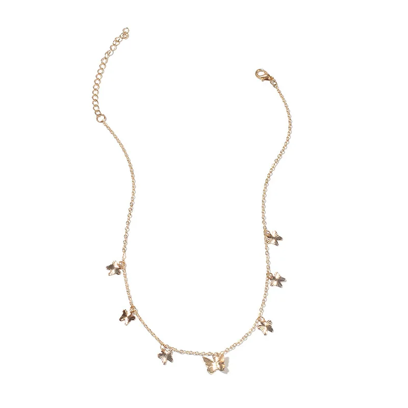 Little Butterfly Pendant Necklace 