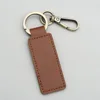 Carte en cuir marron