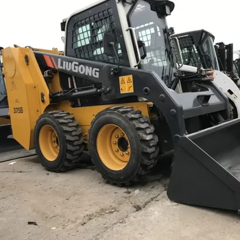 99 NEW Used LIUGONG hot sale model 375B skid steer loader 1 ton mini front end loader with fork and sweeper