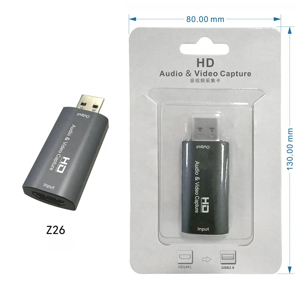 
Высококачественное устройство захвата видео Hd USB 2,0 1 шт. для захвата видео 