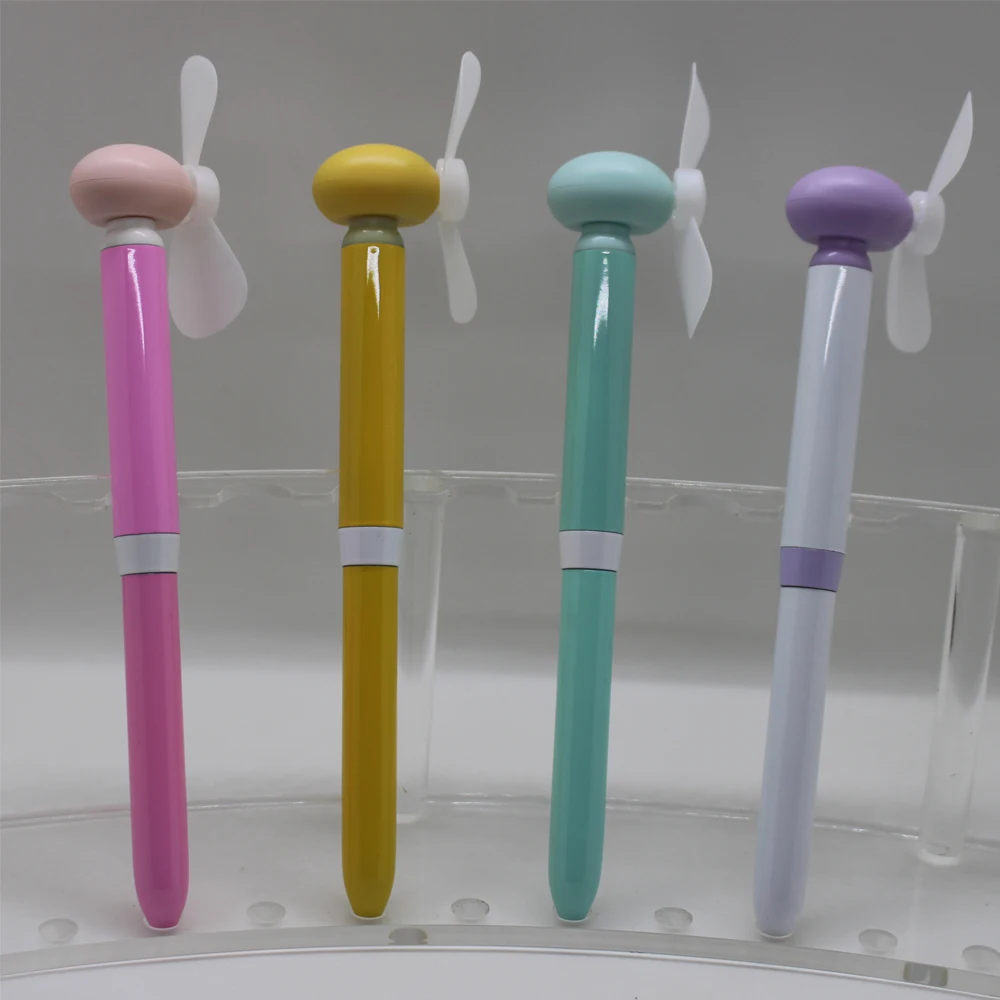 Chinese Factory Portable Mini Fan with Ball Pen Student Fan Pens New Fan Pen With Best Service