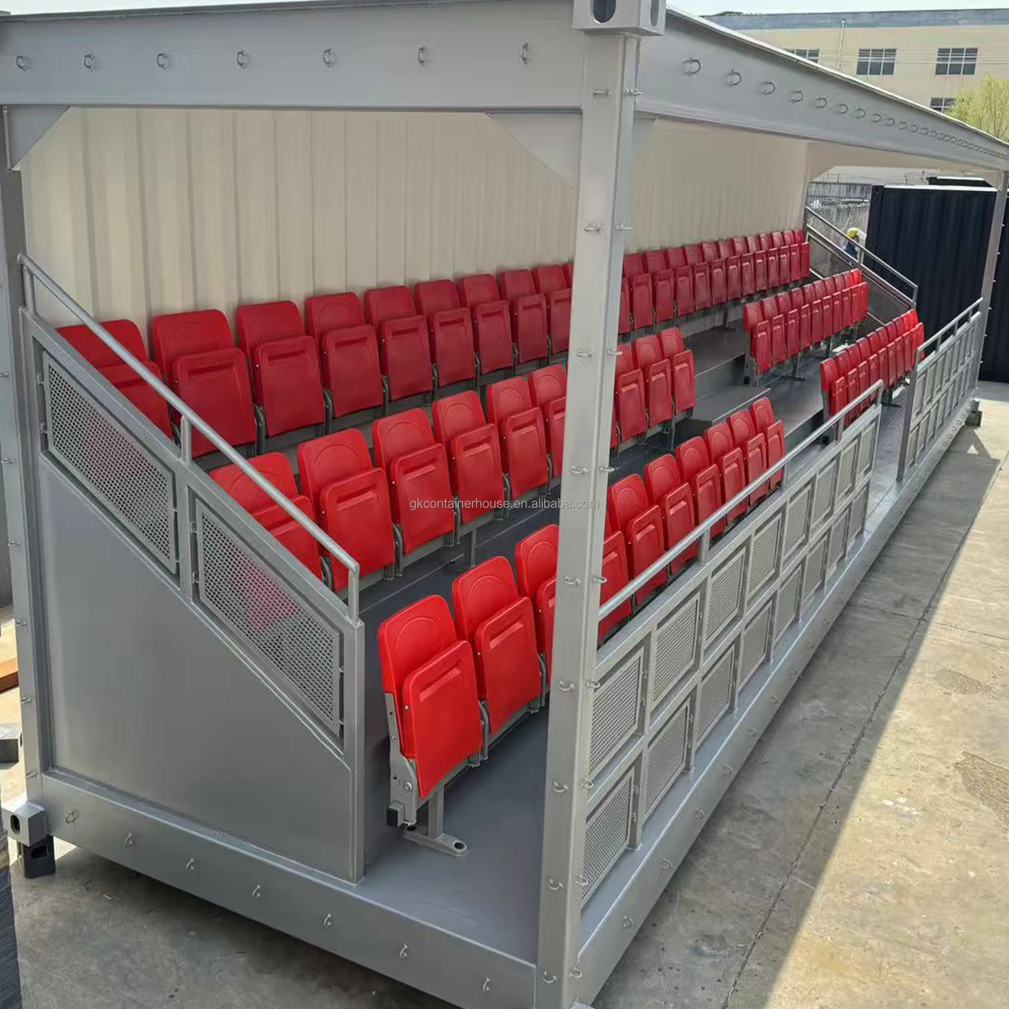 40ft Modular Grandstand Container Structure for Soccer Grandstand with ...