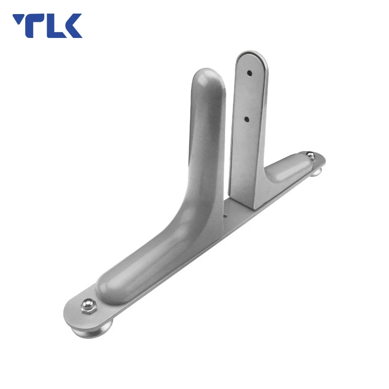 Adjustable Furniture Screen Standing Partition Feet Metal T Shape Movable Feet For Office Partition