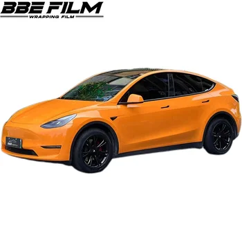 BBE New Fashion PET For McLaren Orange Car Color Change Changing Paint Protection Films Anti-Scratch Sticker Decal