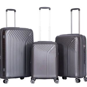 Customized 20' 24' 28' Fashionable Business Style PP Luggage Set Colorful Light Weight Polypropylene Hard Shell Valise